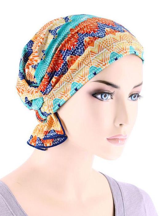The Abbey Cap In Tropical Blue Sunset-ABBEY-646