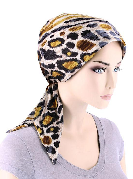CHEMO FASHION SCARF ANIMAL SAFARI-CFS-1134