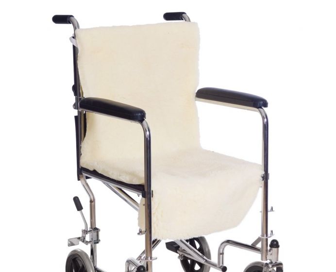 Sheepette Synth Lambskin Wheelchair Seat and Back - D3005
