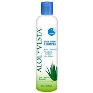 RX ONLY Aloe Vesta  Body Wash & Shampoo, 8 oz. Bottle, 1/EA-Sold by Each - 324609