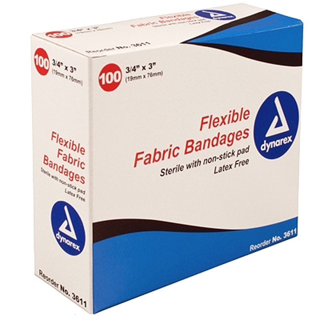 Bandage .75" x 3" 100/bx - 3611