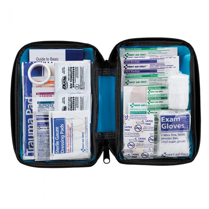 First Aid Kit, 81 Piece, Fabric Case