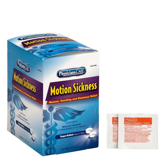 PhysiciansCare Motion Sickness Pills (Dimenhydrinate), 125x2/box