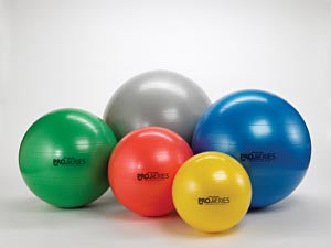 PRO SERIES SCP  Ball, 75cm / Blue, For Body Height 6'2"-6'8" (188-203cm), Bulk Case Pks of 10 Balls in Poly-bags with 10 Instructional Poster, 10 ea/cs (020709) (US Only)