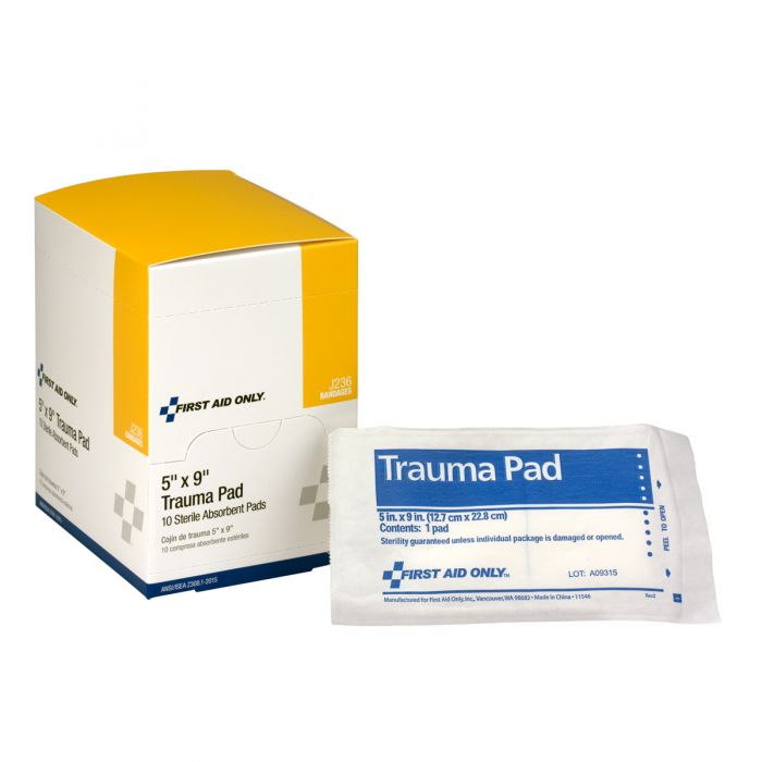 5"x9" Trauma Pad, 10/box