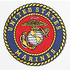 Military Patch, Assy, Marines, 4" DIA,W/Loop Fastener FDA Class II Medical Device* -ACC140243
