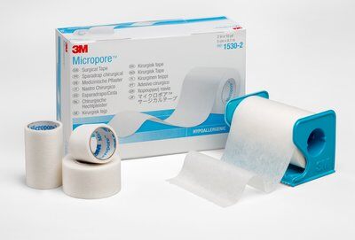 Paper Surgical Tape 1" x 10 yds 12 rl/bx 10 bx/cs-Sold by EA - 1530-1