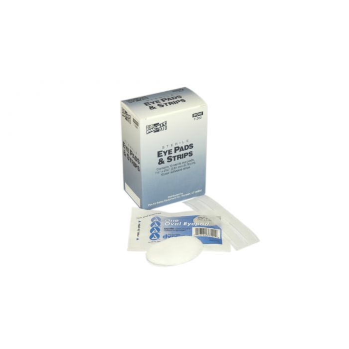 Sterile Eye Pads & Strips, 10/box