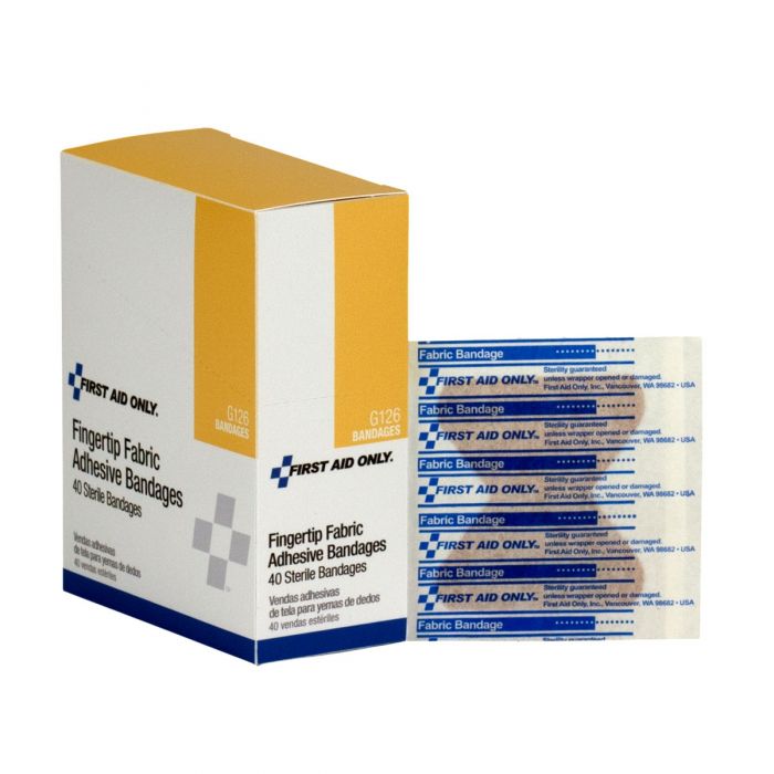 Fabric Fingertip Bandages, 40/box
