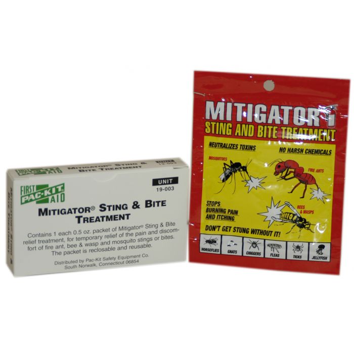 Mitigator Sting Relief Packet, 1/box