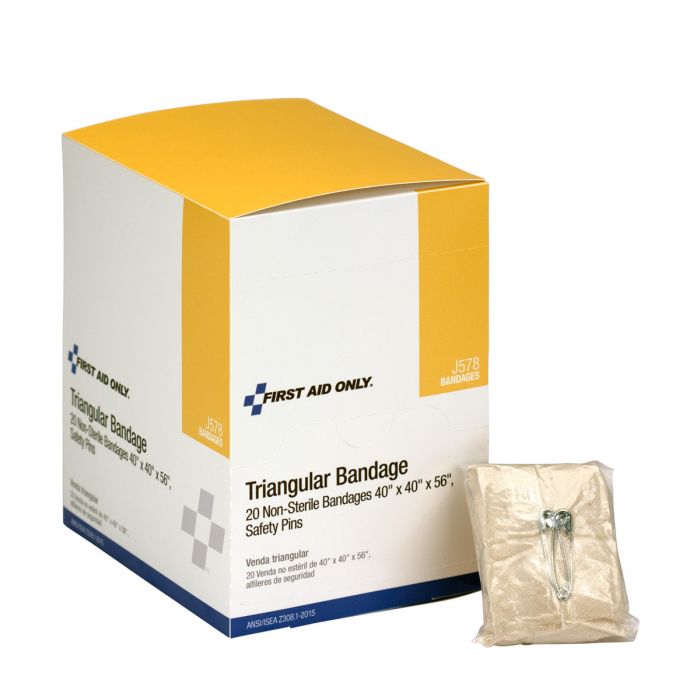 40"x40"x56" Muslin Triangular Bandage, 20/box