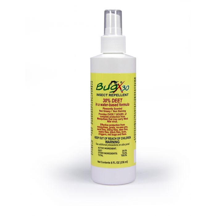BugX30 Insect Repellent Spray DEET, 8 oz. Bottle