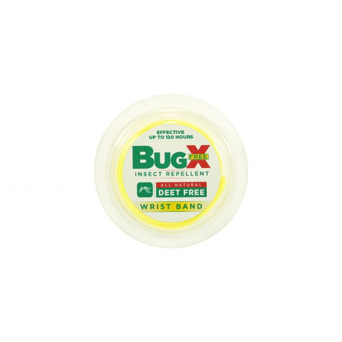 BugX DEET FREE Insect Repellent Wristband, 100/box