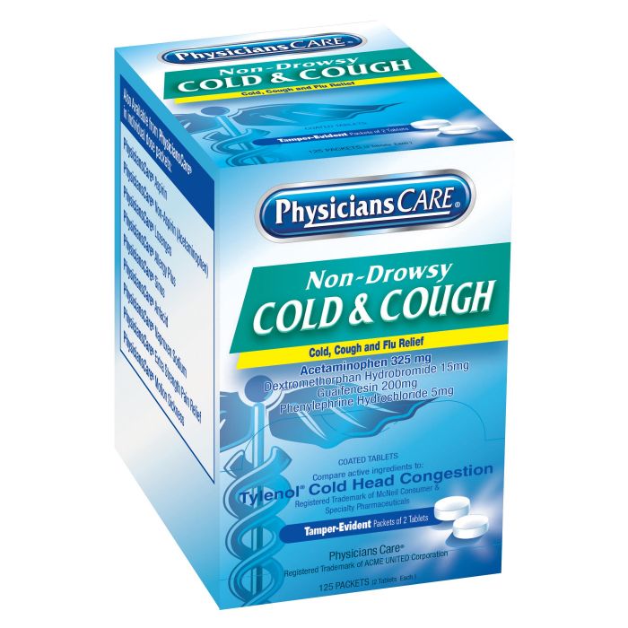 PhysiciansCare Cold & Cough, 125x2/box