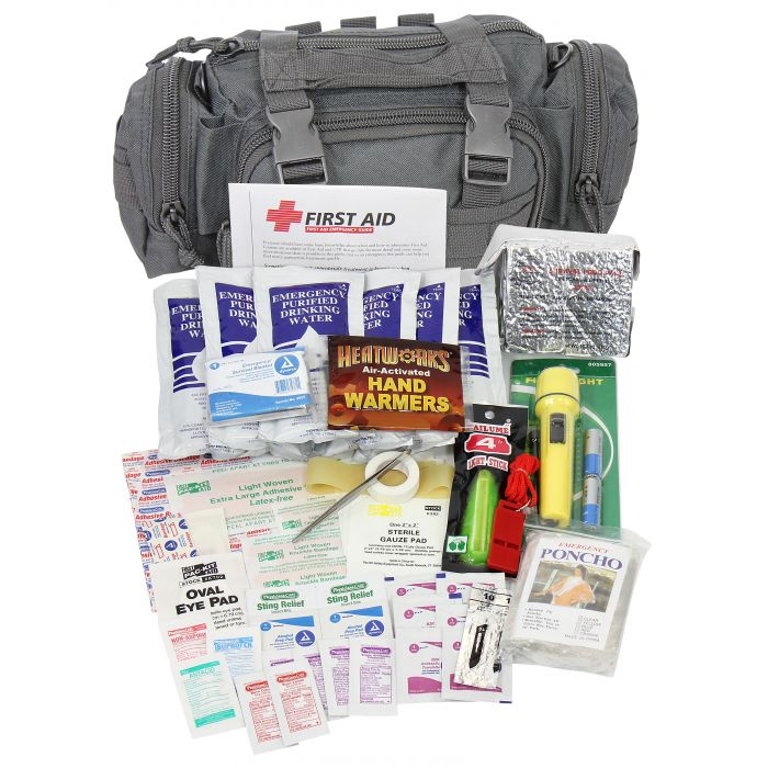 Emergency Preparedness, 1 Person, Black Fabric Bag