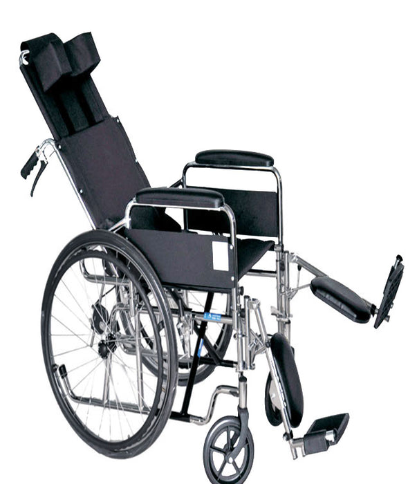 Reclining Wheelchair with Extended Back 18"