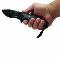 Air Force Folding Knife Assisted Open w/Belt Clip & Paracord
