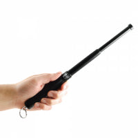 Police Force 12" Expandable Steel Baton w/ Key Ring