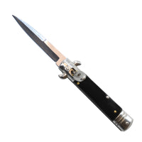 Spring Assisted 4" Knife - BLACK MARBLE