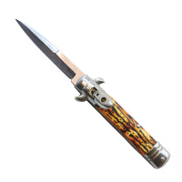 Spring Assisted 4" Knife - BONE HANDLE