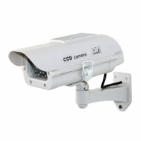 Dummy Camera in Outdoor Housing W Solar Powered Light