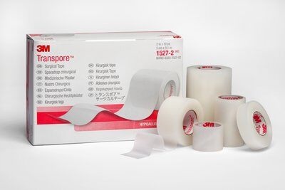 Surgical Tape 1" x 10 yds 12 rl/bx 10 bx/cs -Sold by EA - 1527-1