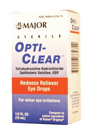 Opti Clear Drops, 15mL, Compare to Visine, NDC# 00904-6334-35, 700650 - 700650