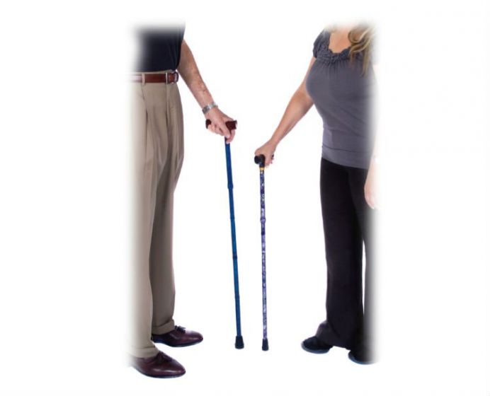 Spring Garden Collection Demi Folding Cane - Lilac - W1351L