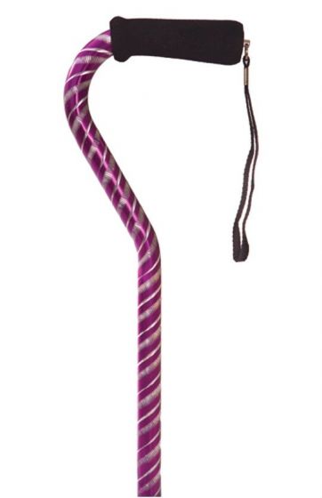 Laser Cut Offset Cane - Purple - W1580P